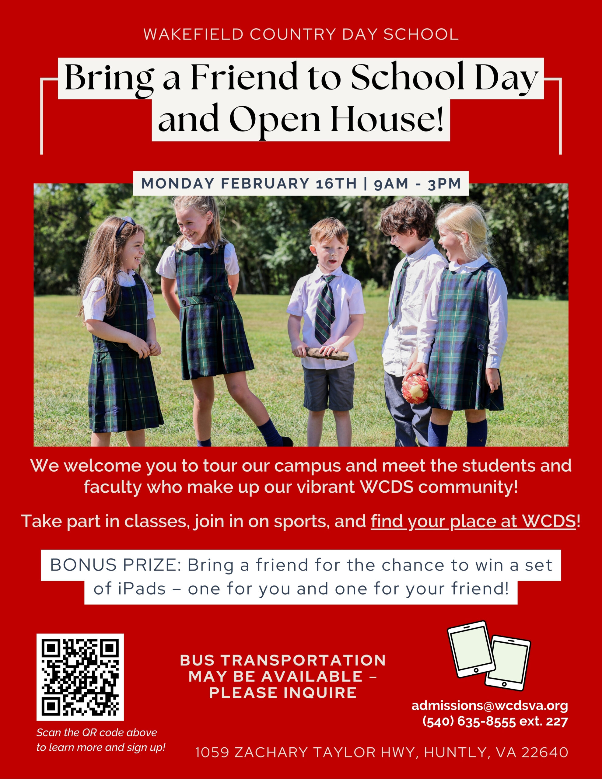 BRING A FRIEND TO SCHOOL DAY 2026