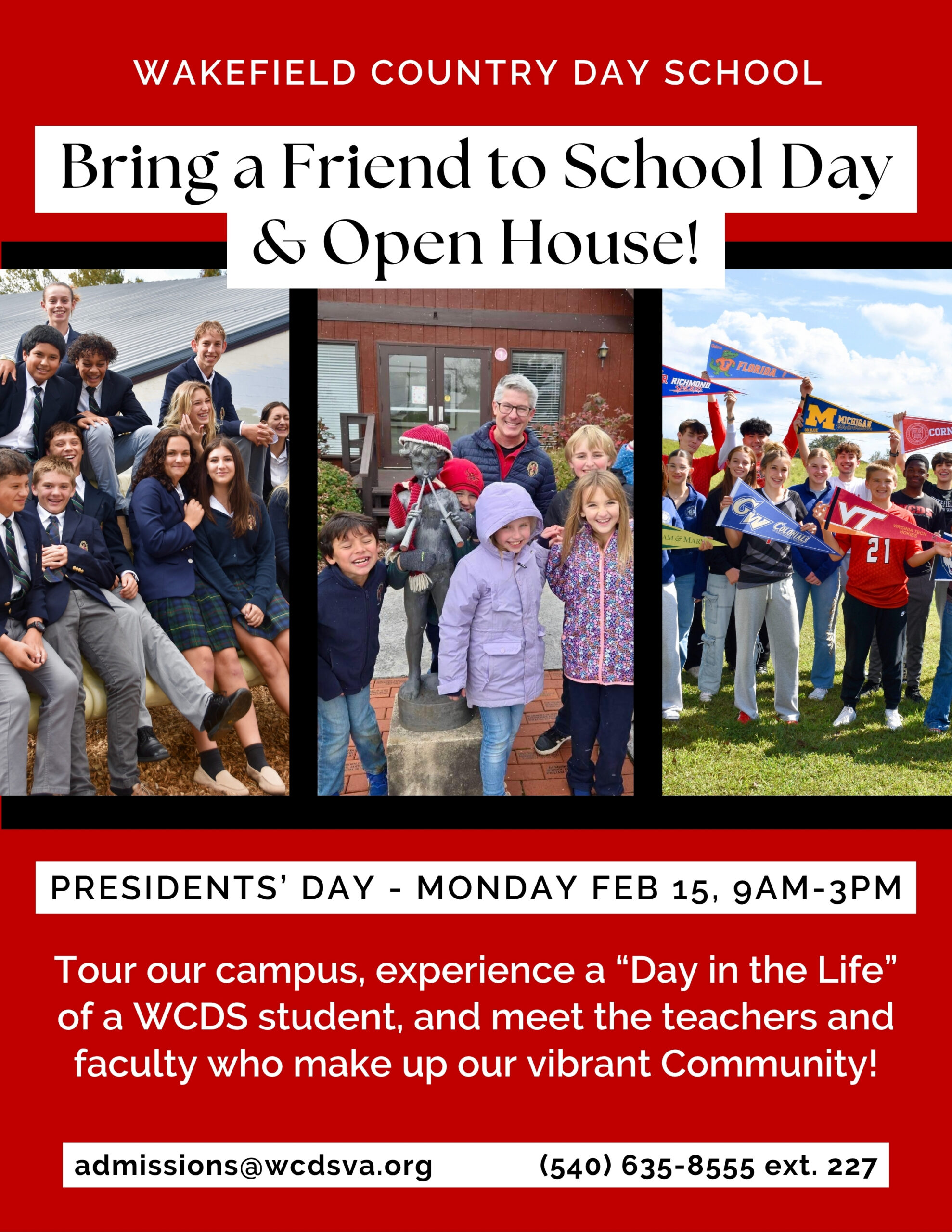 BRING A FRIEND TO SCHOOL DAY 2027